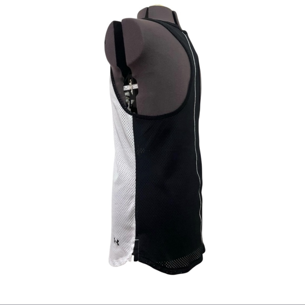 Under Armour Heat Gear Black/White Mesh Active Tank Size S - Picture 4 of 7